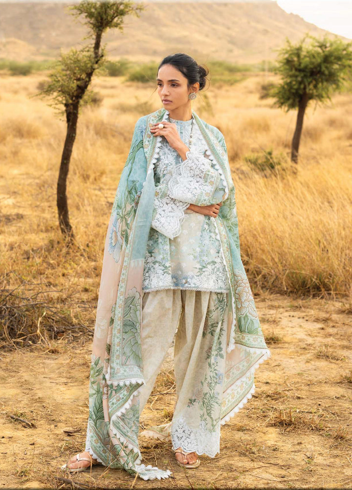 Zainab Chottani Unstitched Embroidered Luxury Lawn 3 Piece Suit ZC26ULZ D-8 LIYANA - Summer Collection