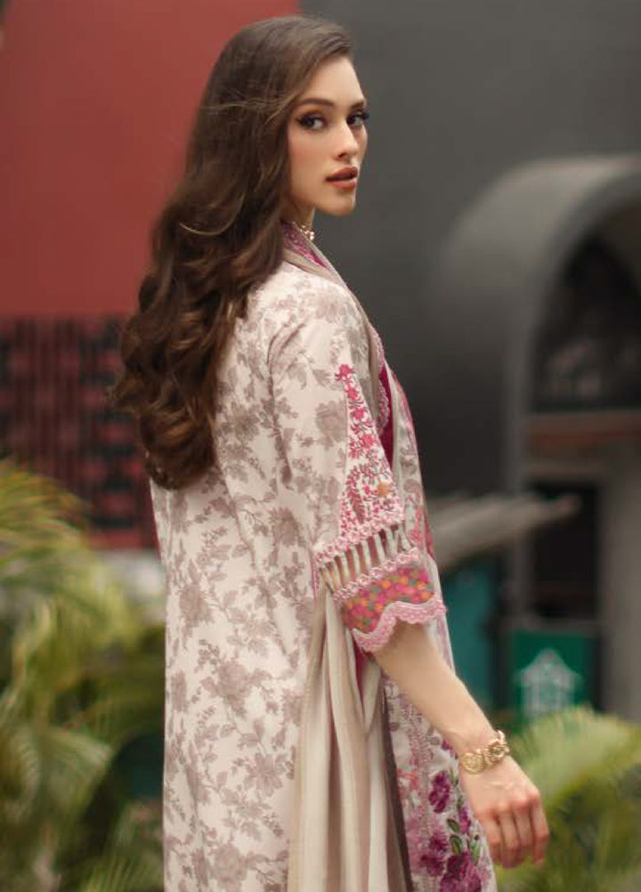 Combination by Charizma Unstitched Embroidered Lawn 3 Piece Suit CHR26UCL CC6-20 - Festive Collection