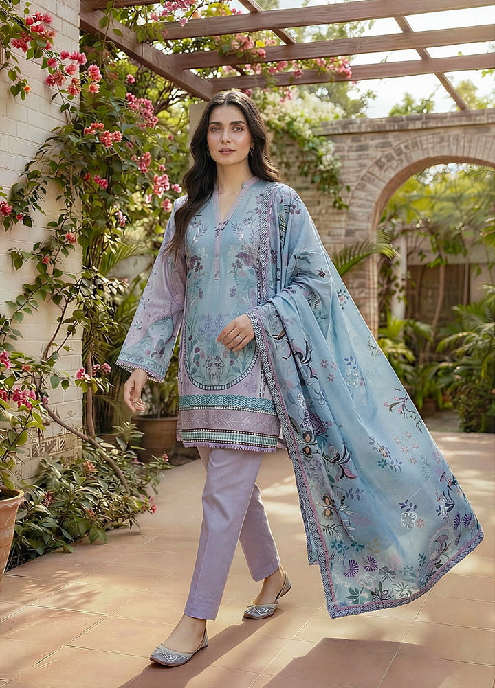 Zync by Florent Unstitched Printed Lawn 3 Piece Suit FL26UZPL FZ-09 - Summer Collection