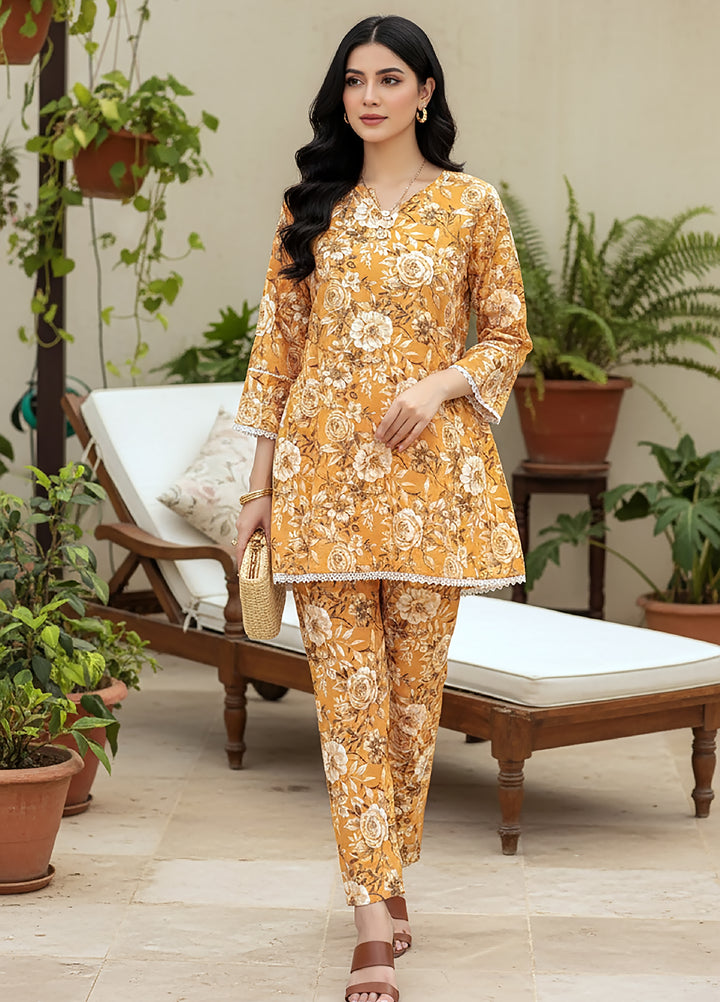 Lakhany Women Co Ord Pret Printed Cambric 2 Piece LG-IZ-0454 - Winter Collection