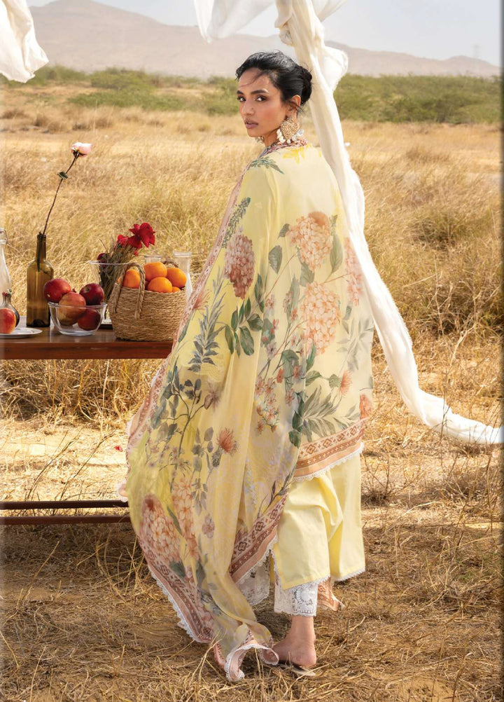 Zainab Chottani Unstitched Embroidered Luxury Lawn 3 Piece Suit ZC26ULZ D-4 MAHYR - Summer Collection