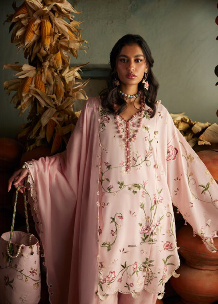 Meili by Zaha Unstitched Embroidered Lawn 3 Piece Suit ZK26UML ZL26-04A - Festive Collection