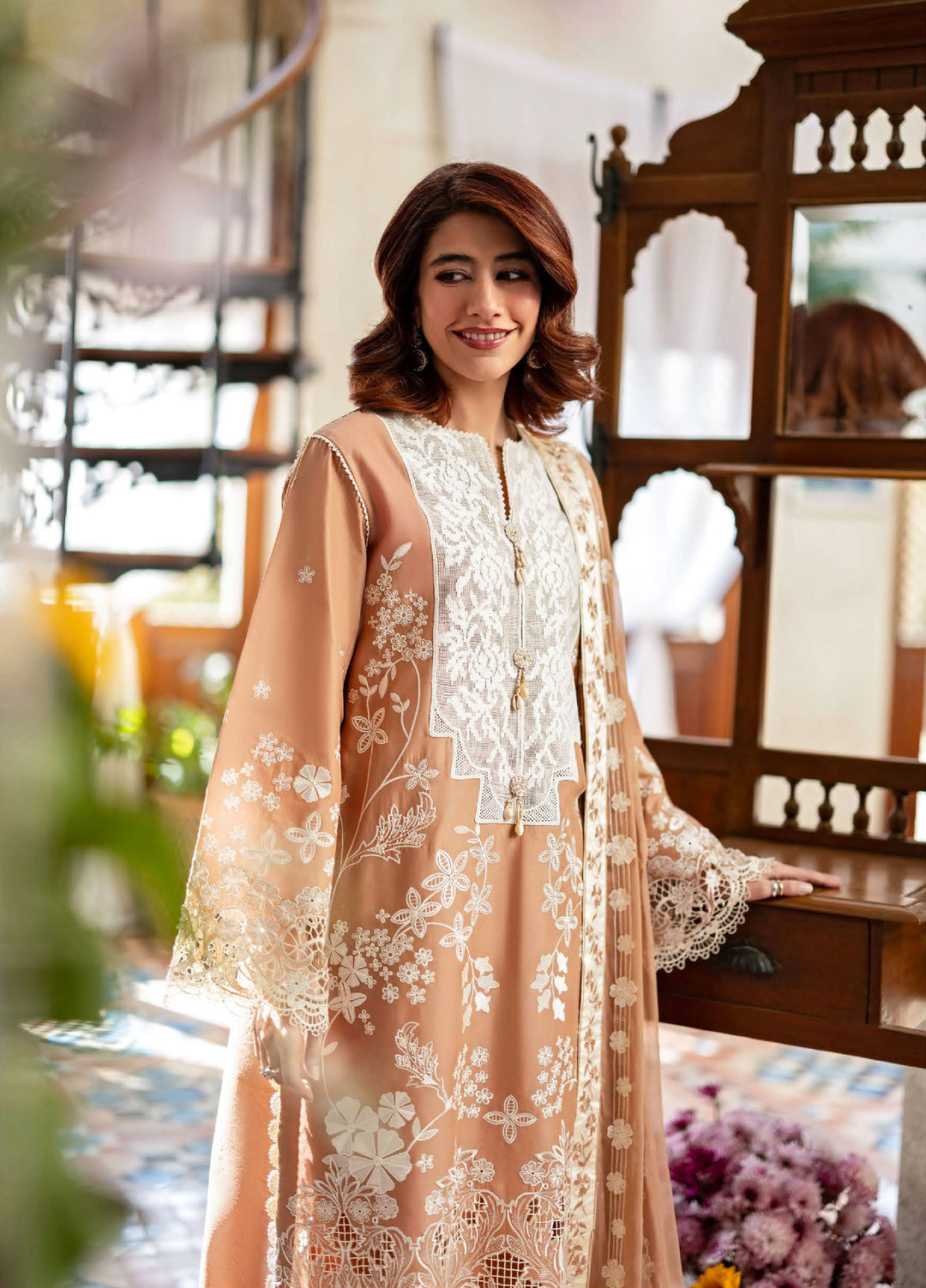 Astoria by Mushq Unstitched Embroidered Lawn 3 Piece Suit MQ26UAL 309-Elodie - Festive Collection