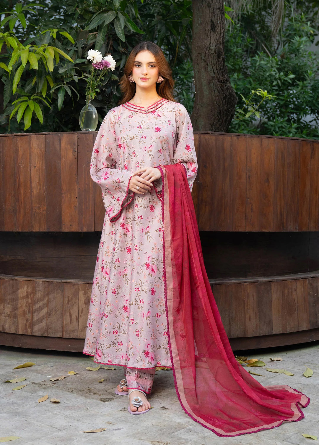 Mah e Noor Intermix by Panache 3 Piece Khaddar Rosabel - Winter Collection
