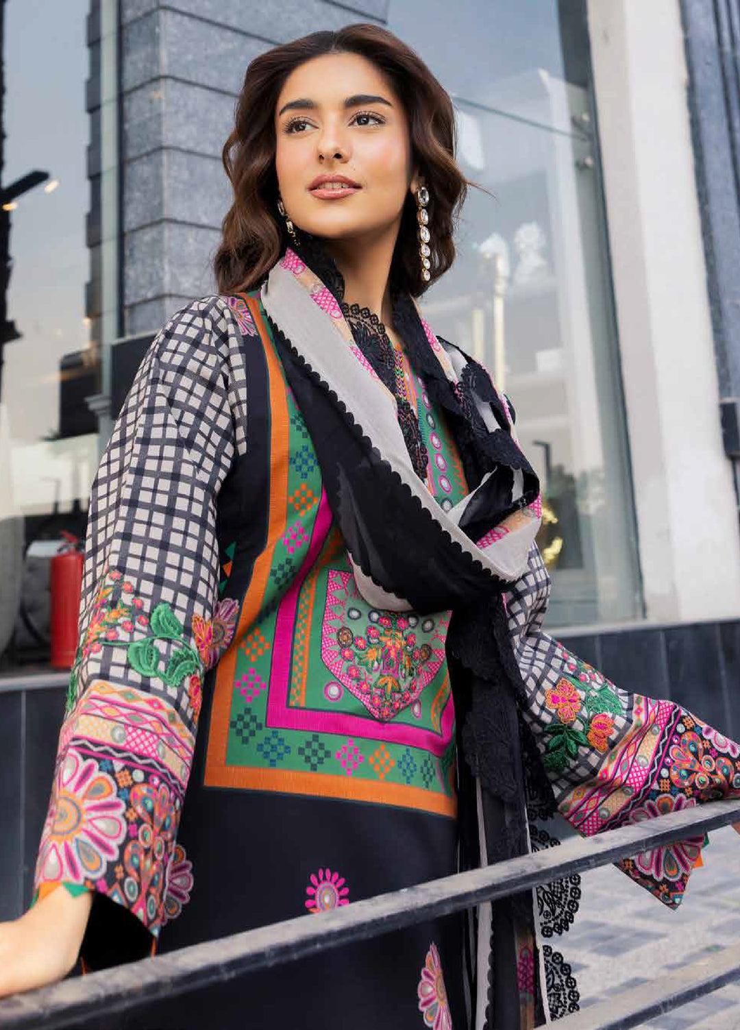 Aniiq by Charizma Unstitched Embroidered Lawn 3 Piece Suit CHR26UAL AN6-04 - Summer Collection
