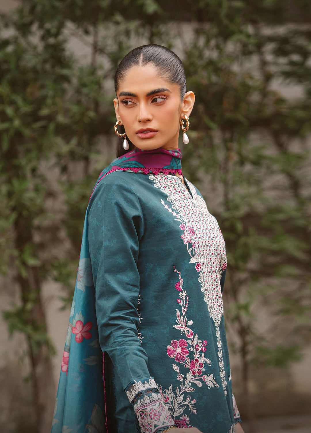Serein by Ayzel Unstitched Embroidered Lawn 3 Piece Suit AAF26USL Zenvia - Eid Collection