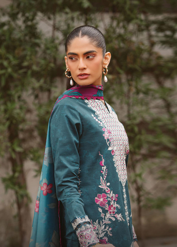 Serein by Ayzel Unstitched Embroidered Lawn 3 Piece Suit AAF26USL Zenvia - Eid Collection
