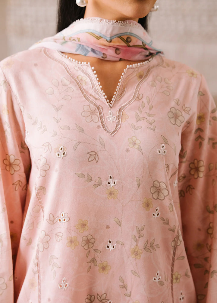 Afsanah by Seran Unstitched Embroidered Lawn 3 Piece Suit SN26UAVII D2-AMYRA - Summer Collection