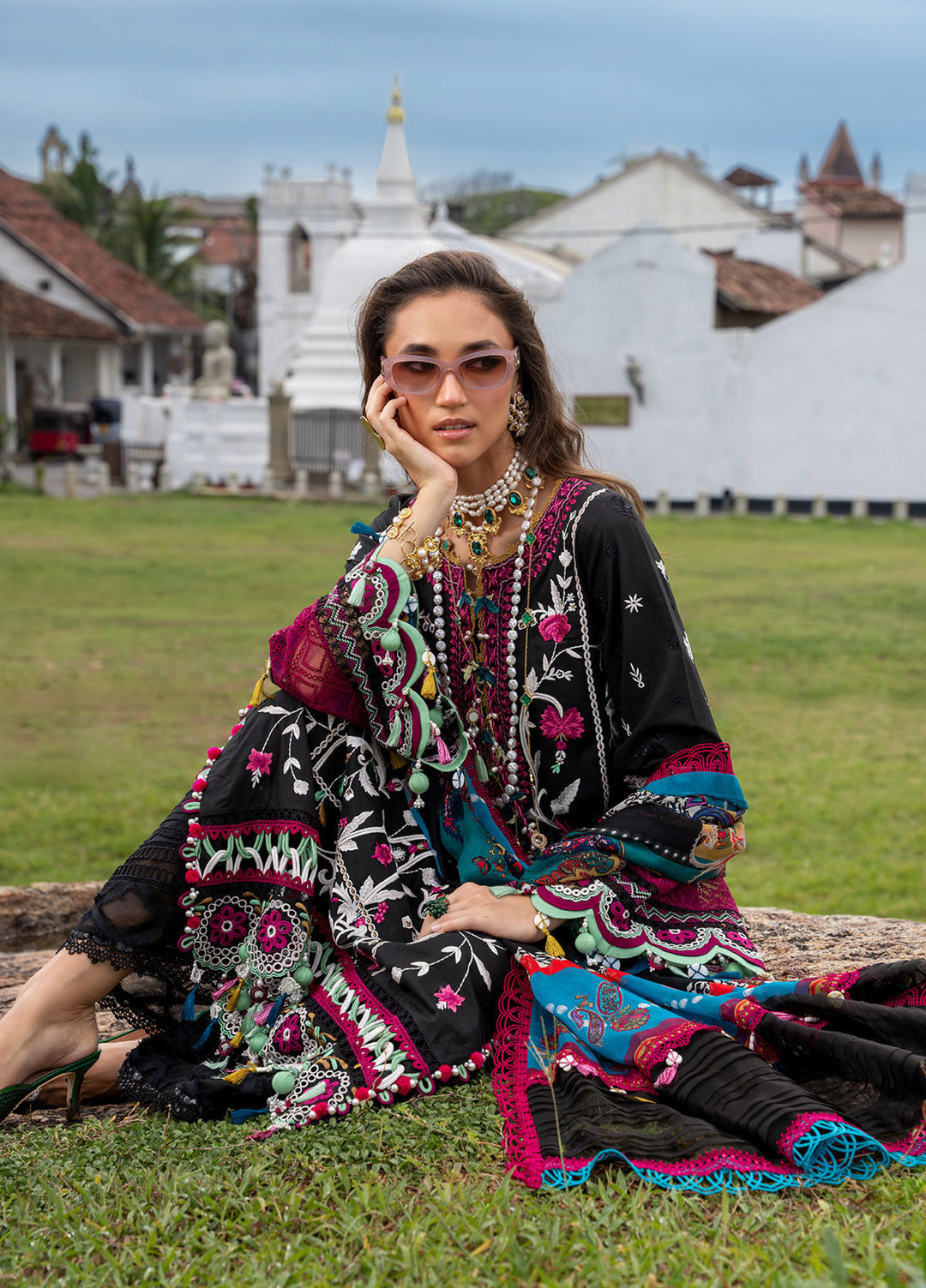 Neroli By Annus Abrar Unstitched Embroidered Lawn 3 Piece Suit ABR26UNL 02 Ayla - Festive Collection