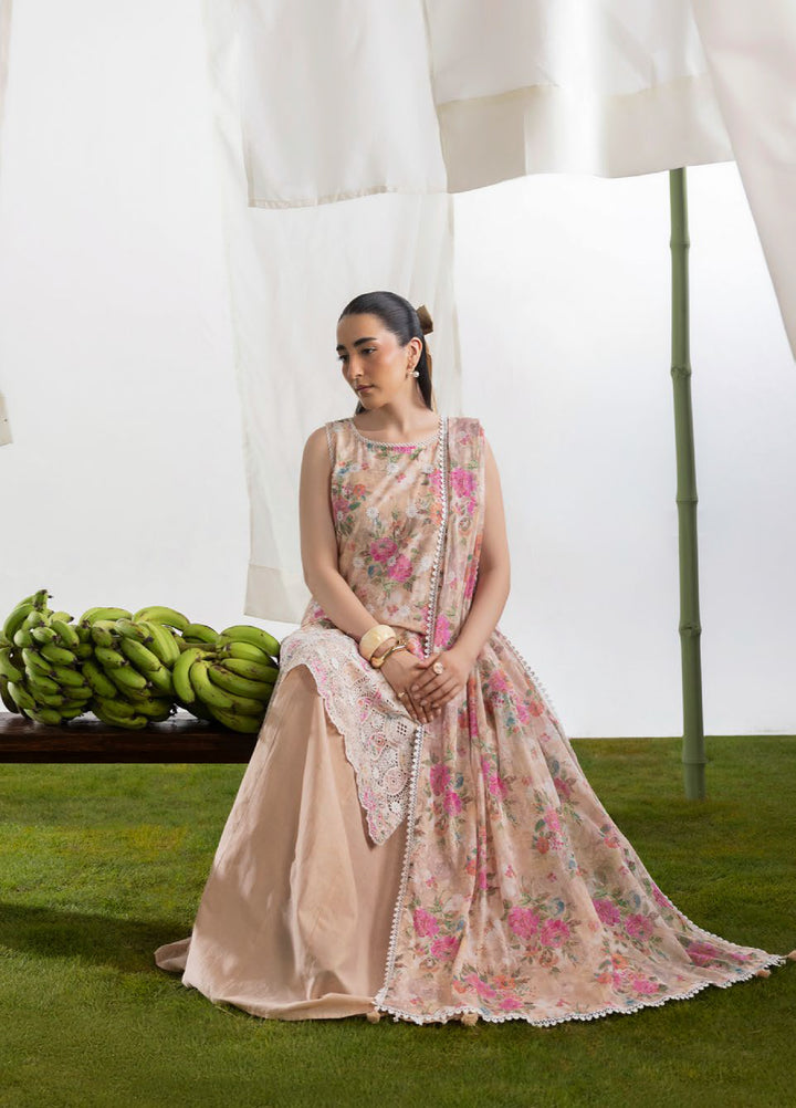 Bagheecha by Gul Ahmed Unstitched Embroidered Lawn 3 Piece Suit GA26ULB CL62453 - Casual Collection