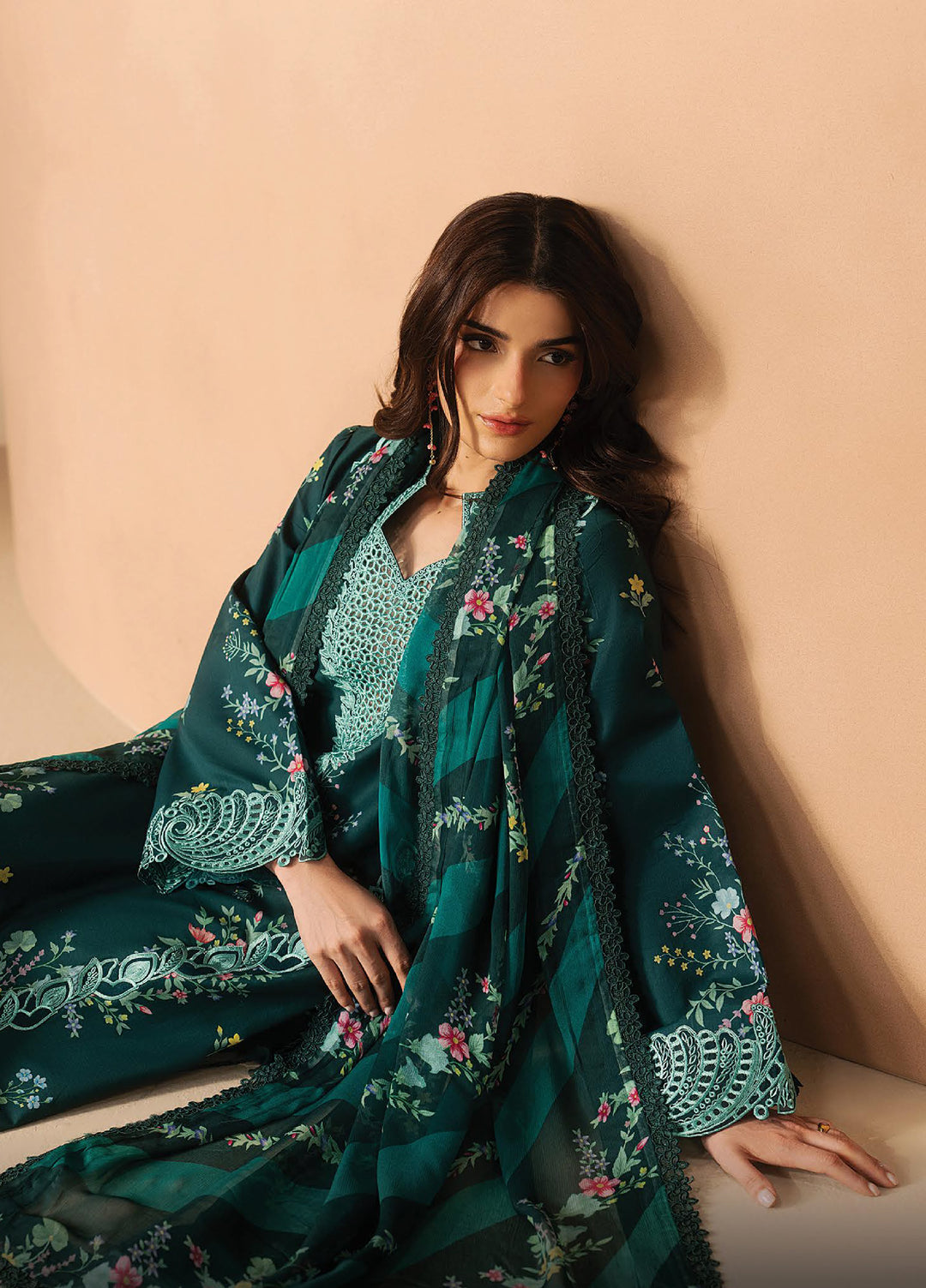 Haze A Prints by Afrozeh Unstitched Printed Lawn 3 Piece Suit AF26UAP Halo FWU-115 - Summer Collection