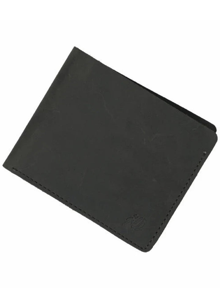 Vintage by Jild Mens Genuine Vintage Leather Wallet-CHARCOAL S2 - Wallets Collection