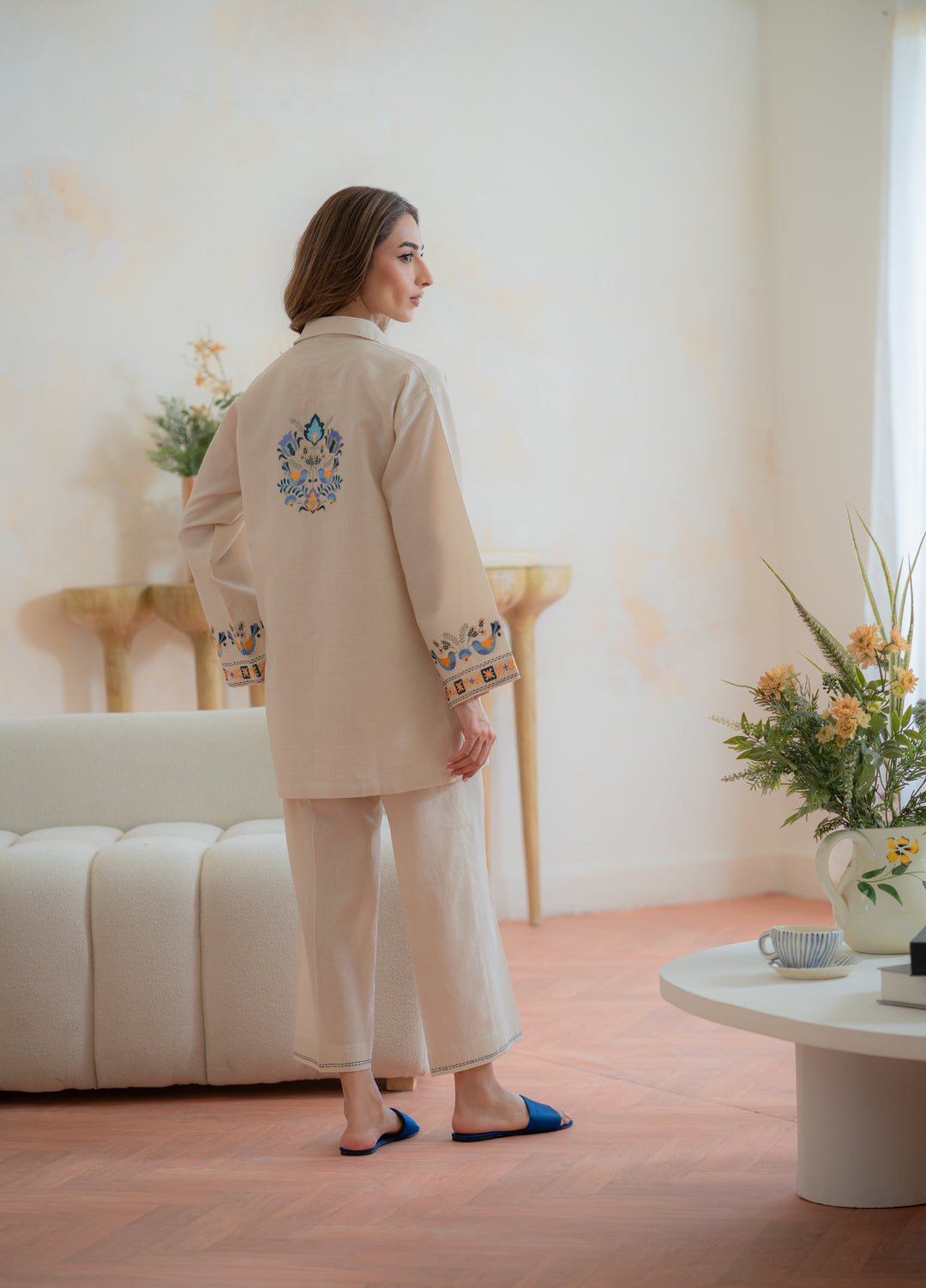 Pret Essentials by Sahar Pret Embroidered Dobby Jacquard 2 Piece SSED-ZH-V2-03 - Winter Collection