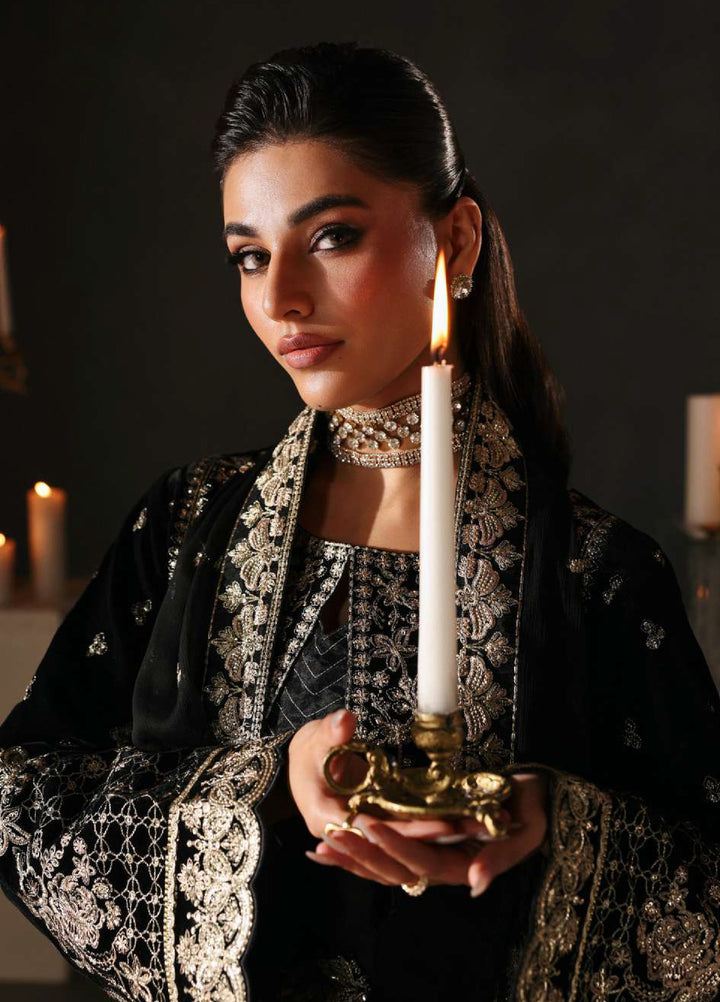 Marais by Gulaal Unstitched Velvet Embroidered 3 Piece Suits GL25VF GL-25-V9 Eclissa - Festive Collection