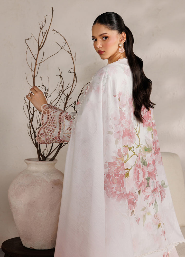 Iznik Unstitched Embroidered Lawn 3 Piece Suit IZ26ULF IBE-04 - Festive Collection