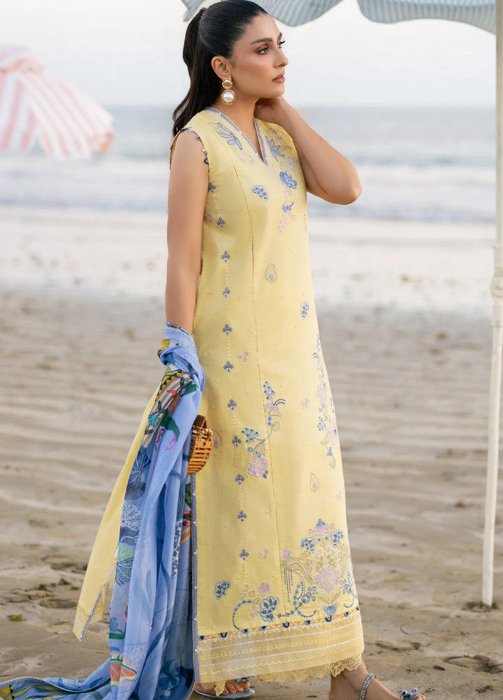 Afsanah by Seran Unstitched Embroidered Lawn 3 Piece Suit SN26UAVII D7-AREEN - Summer Collection