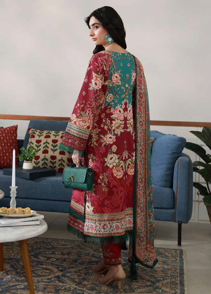 Delia by Gulaal Unstitched Embroidered Lawn 3 Piece Suit GL26UD D-8 Hilyn - Summer Collection