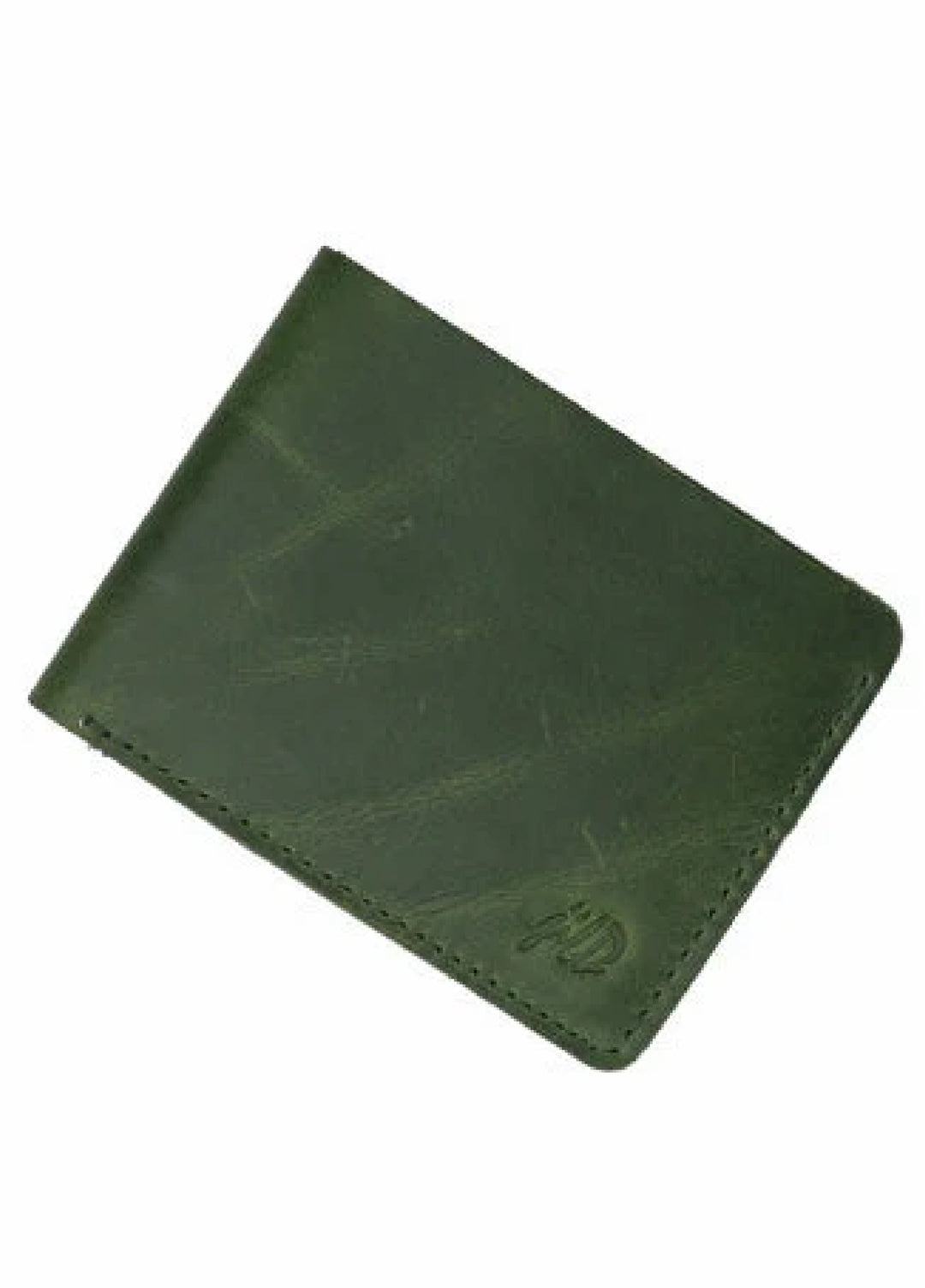 Vintage by Jild Mens Genuine Vintage Leather Wallet-Olive green S1 - Wallets Collection