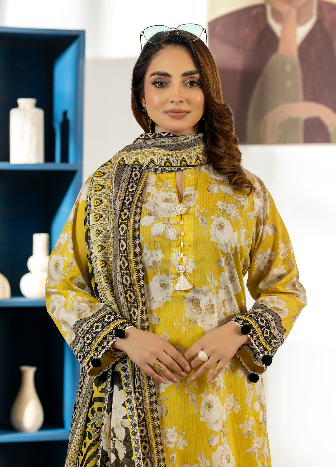 Salina by Regalia Textiles Unstitched Digital Printed Lawn 3 Piece Suit RG26SUVIII D-4 - Summer Collection