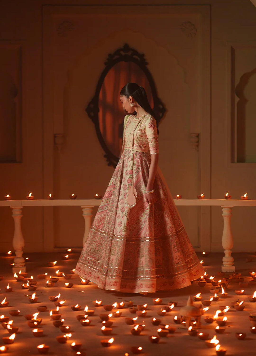 Mashriq by Bin Ilyas Unstitched Embroidered Lawn 3 Piece Suit BI26UML D115A - Festive Collection