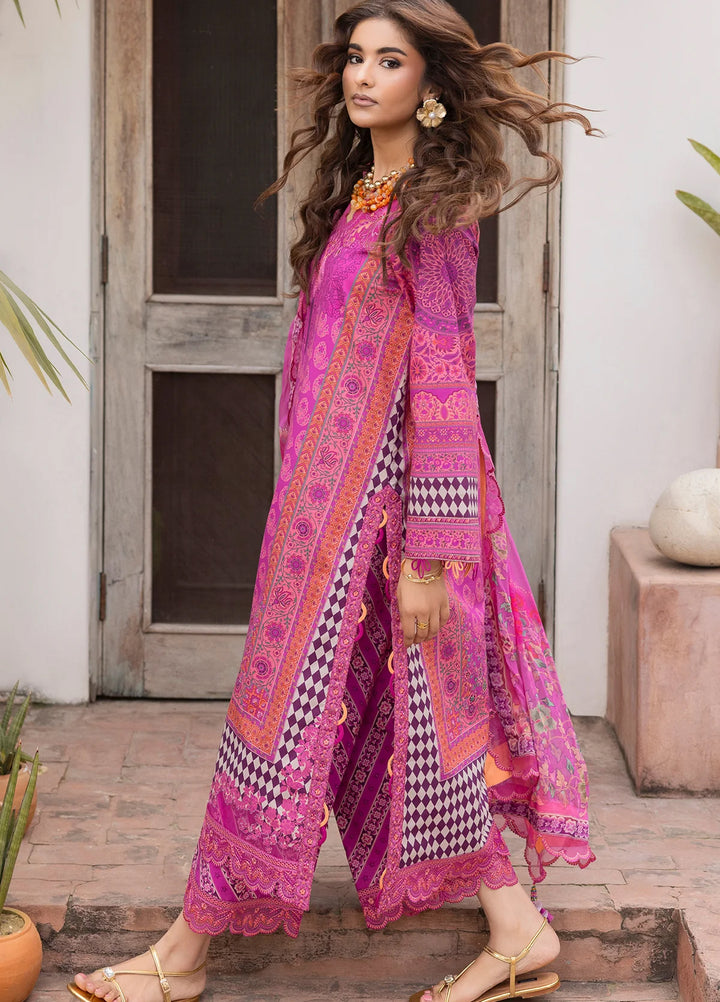 Andaaz by Charizma Unstitched Embroidered Lawn 3 Piece Suit CHR26UAL CAD6-09 - Summer Collection