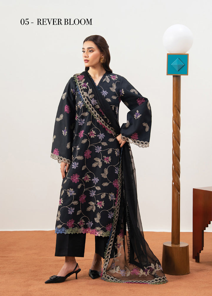 Namah by Xenia Formals Unstitched Embroidered Jacquard Lawn 3 Piece Suit XF26UNL 05 - Rever Bloom - Festive Collection