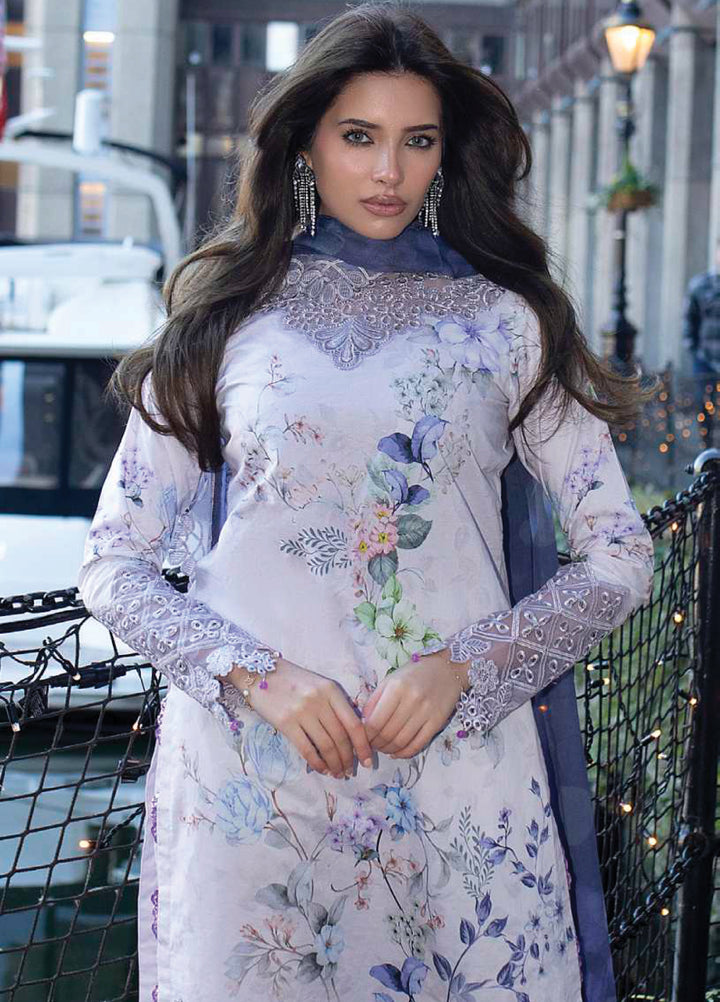 Sunshine Bloom by Al Zohaib Unstitched Embroidered Lawn 3 Piece Suit AZ26USL D1 - Summer Collection