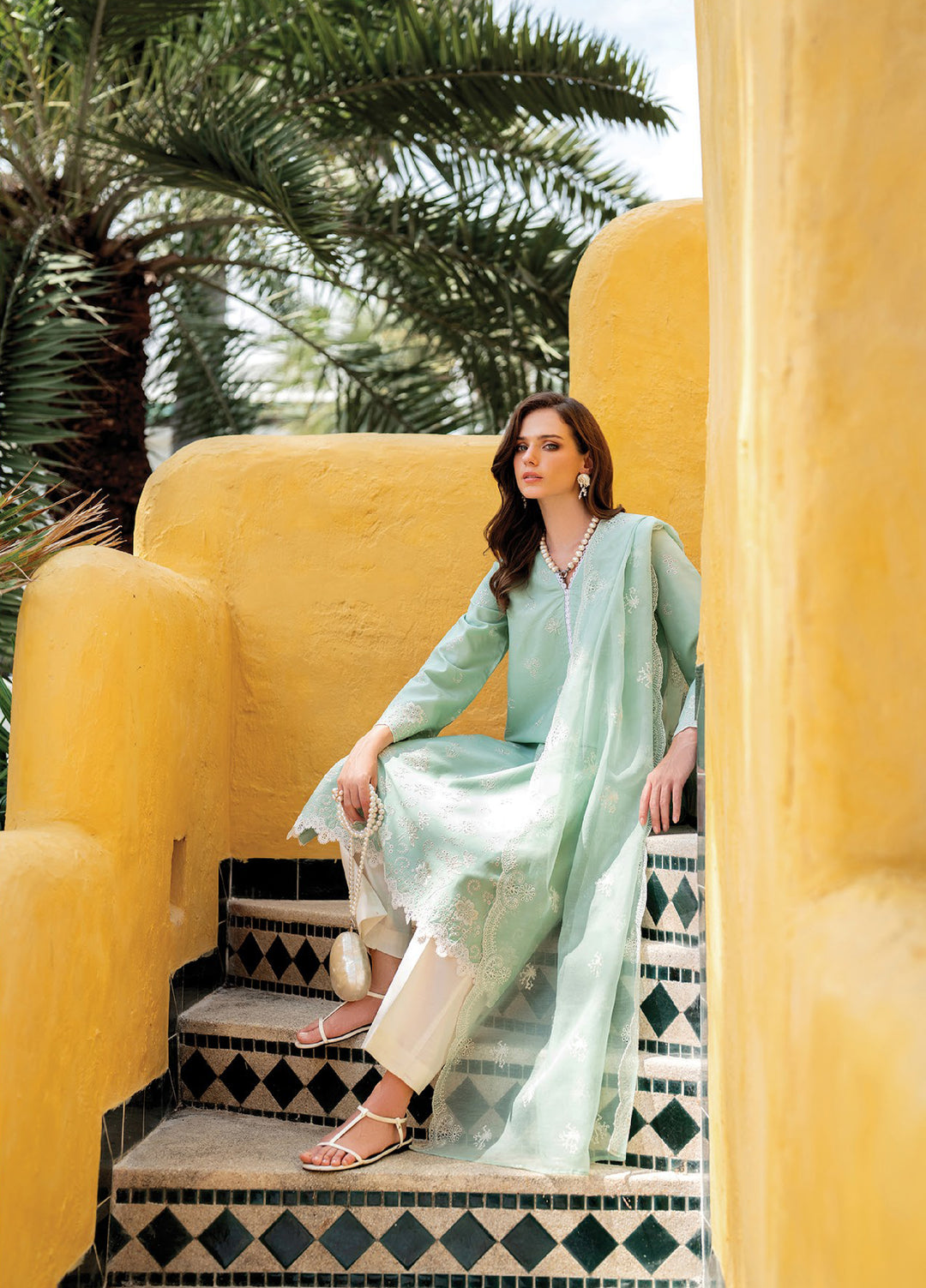 Xenia Formals Unstitched Embroidered Lawn 3 Piece Suit XE26ULS D-02 Daye - Summer Collection