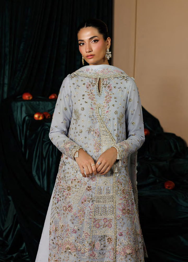 Celeste by Emaan Adeel Unstitched Embroidered Chiffon 3 Piece Suit EA26UCF Selene - Festive Collection