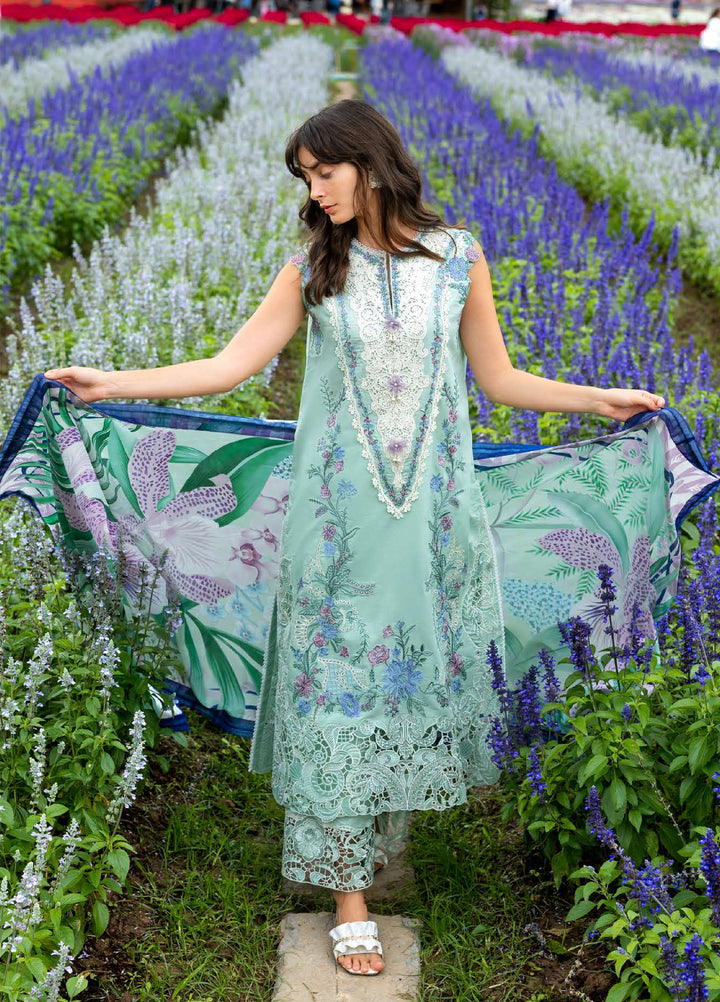 The Secret Garden by Mushq Hemline Unstitched Lawn 3 Piece Suit MU26USG D-17B Hummingbird Haven - Summer Collection