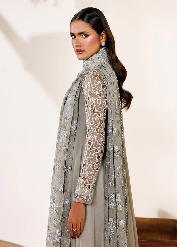 Zarif Women RTW Embroidered Chiffon 3 Piece Suit ZR26UCR ZRF-EMC-19 - Eid Collection