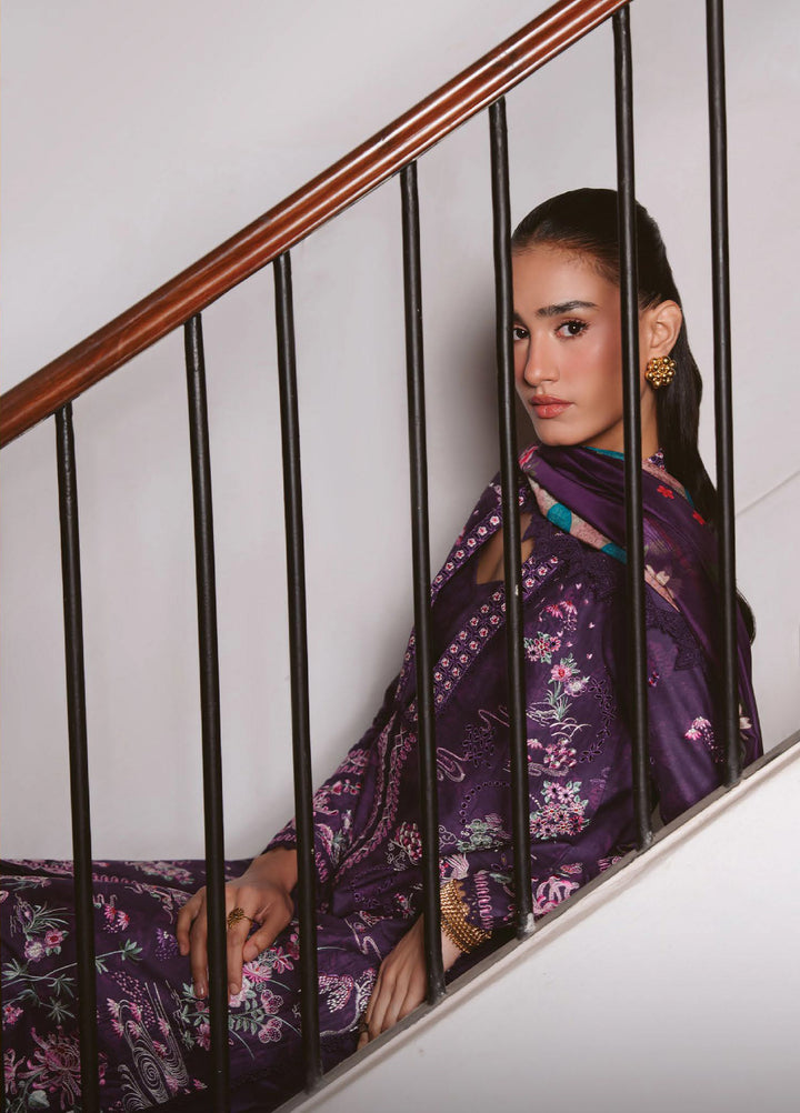 Serein by Ayzel Unstitched Embroidered Lawn 3 Piece Suit AAF26USL Islune - Eid Collection