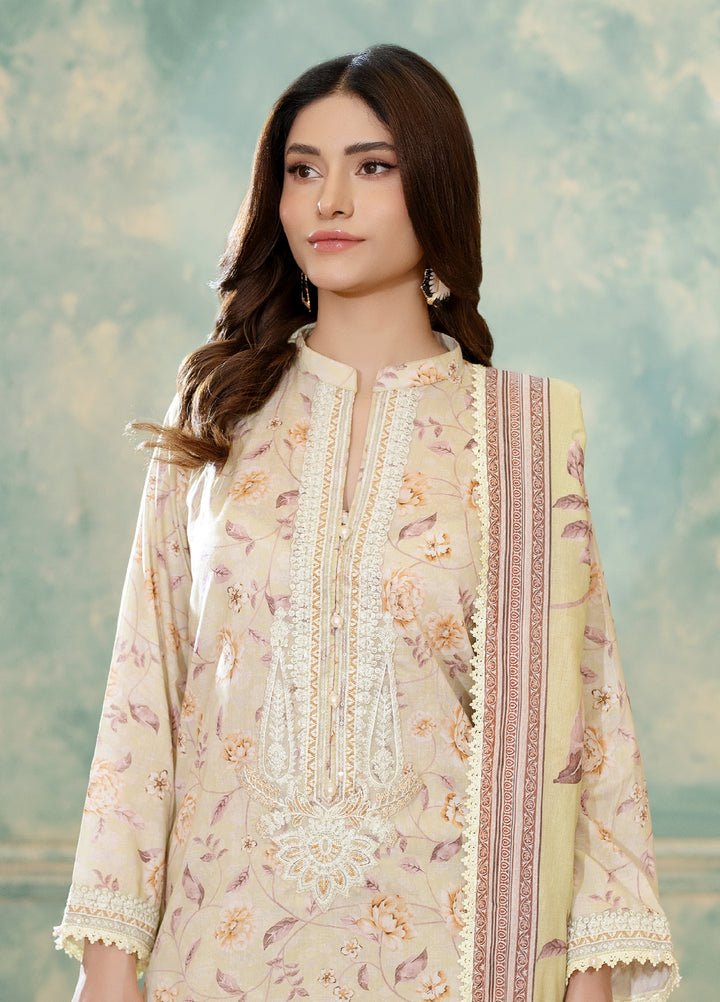 Salina by Regalia Textiles Unstitched Embroidered Lawn 3 Piece Suit RG26USVII D-3 - Summer Collection