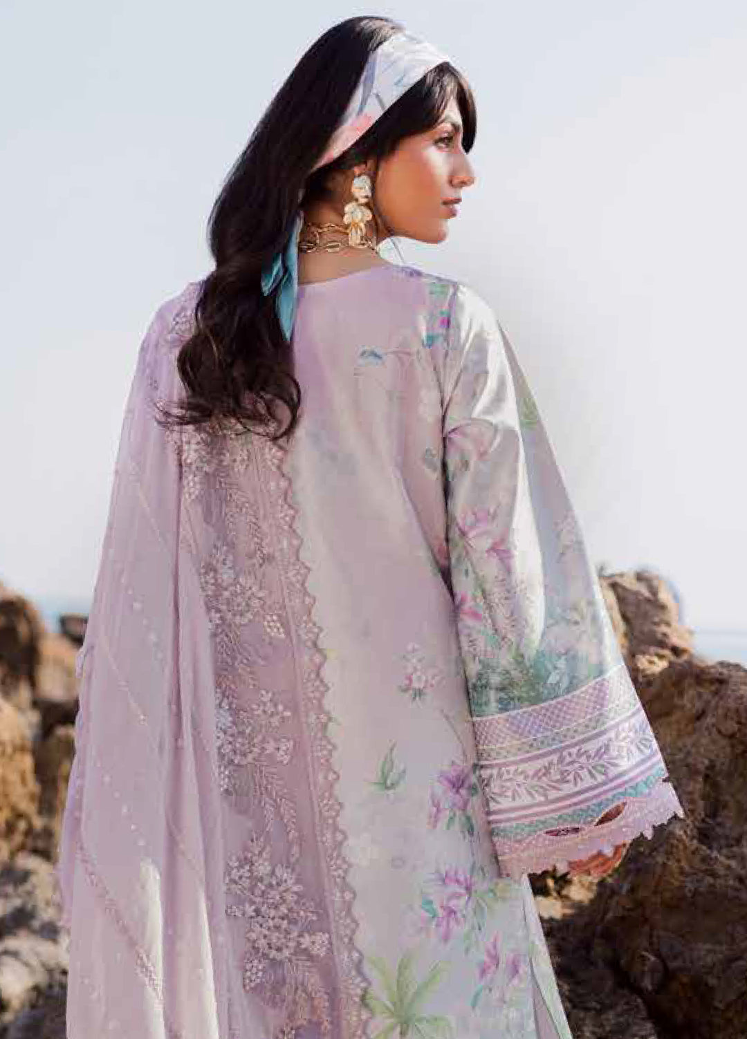 Nureh Unstitched Embroidered Silk 3 Piece Suit NU26US S-24 - Festive Collection