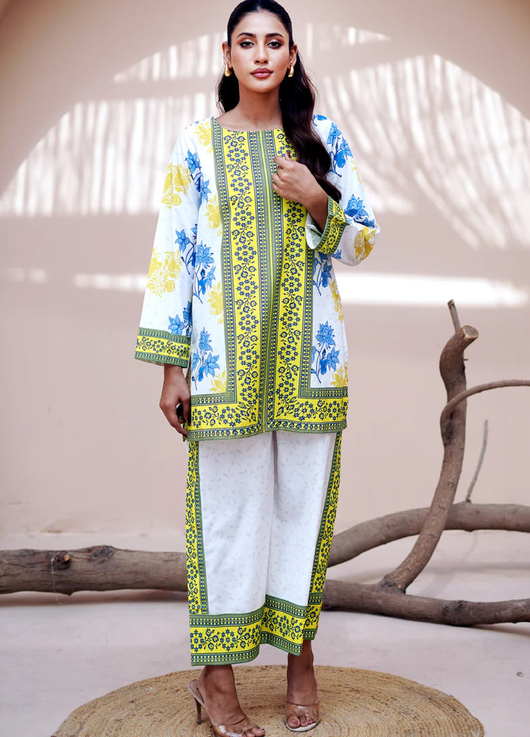 Nairah Women Pret Printed Crepe Suit NAH26PN Spring Bud - Spring Collection