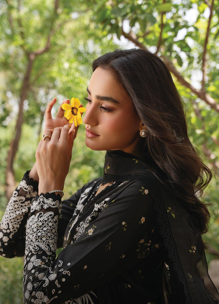 Whisper by Ayzel Unstitched Embroidered Lawn 3 Piece Suit AAF26ULW Nightveil ZWU-0135-3PO - Eid Collection