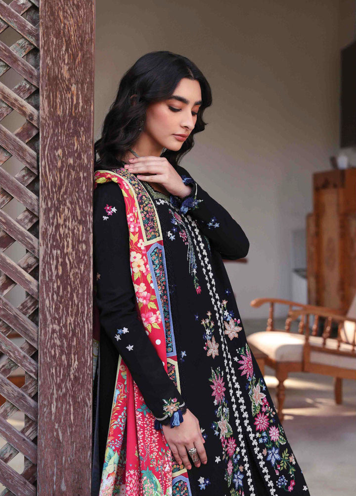 Amaris by Republic Womenswear Unstitched Luxury Shawl Karandi Embroidered Suits 3 Piece RW25AS D-11 - Winter Collection