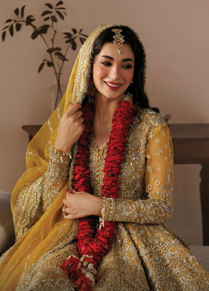 Shehnai by Afrozeh Unstitched Hand work Organza 3 Piece Suit AF26USW Aylin AFR-0159 - Wedding Collection