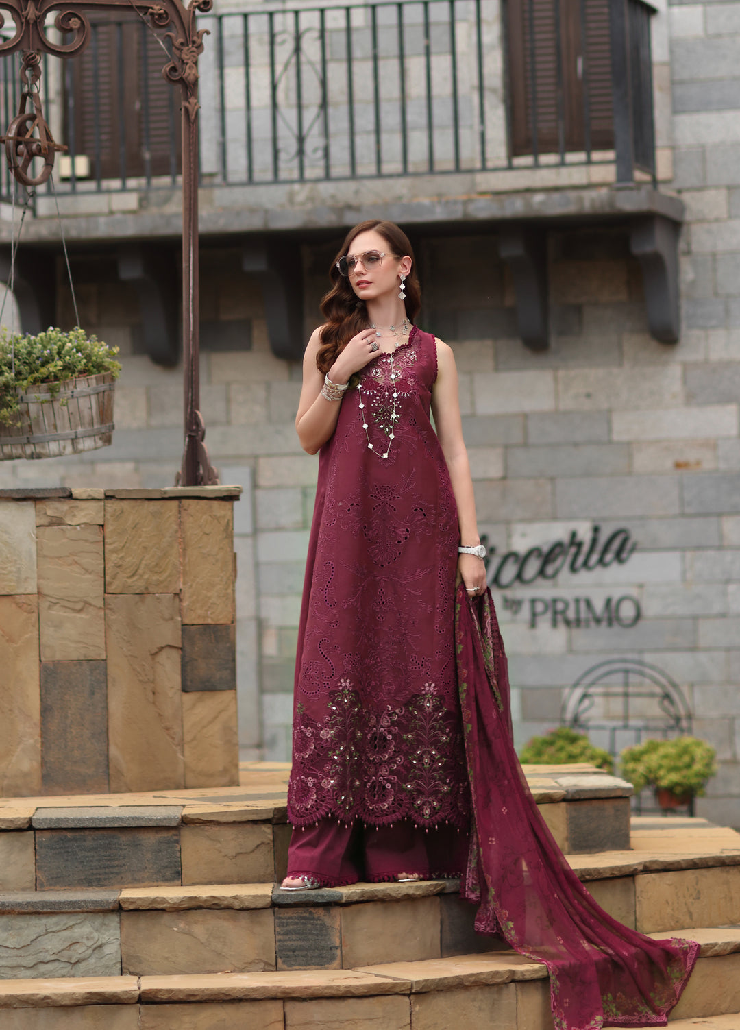 Noor by Saadia Asad Unstitched Embroidered Laserkari Lawn 3 Piece Suit SA26ULNL D8 - Lawn Collection
