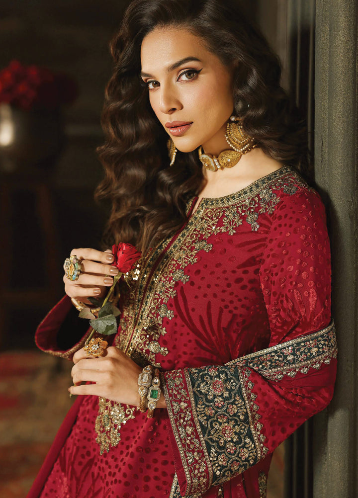 Signora by Charizma Unstitched Velvet Embroidered Suits 3 Piece CRZ25SV CVT5-10 - Festive Collection