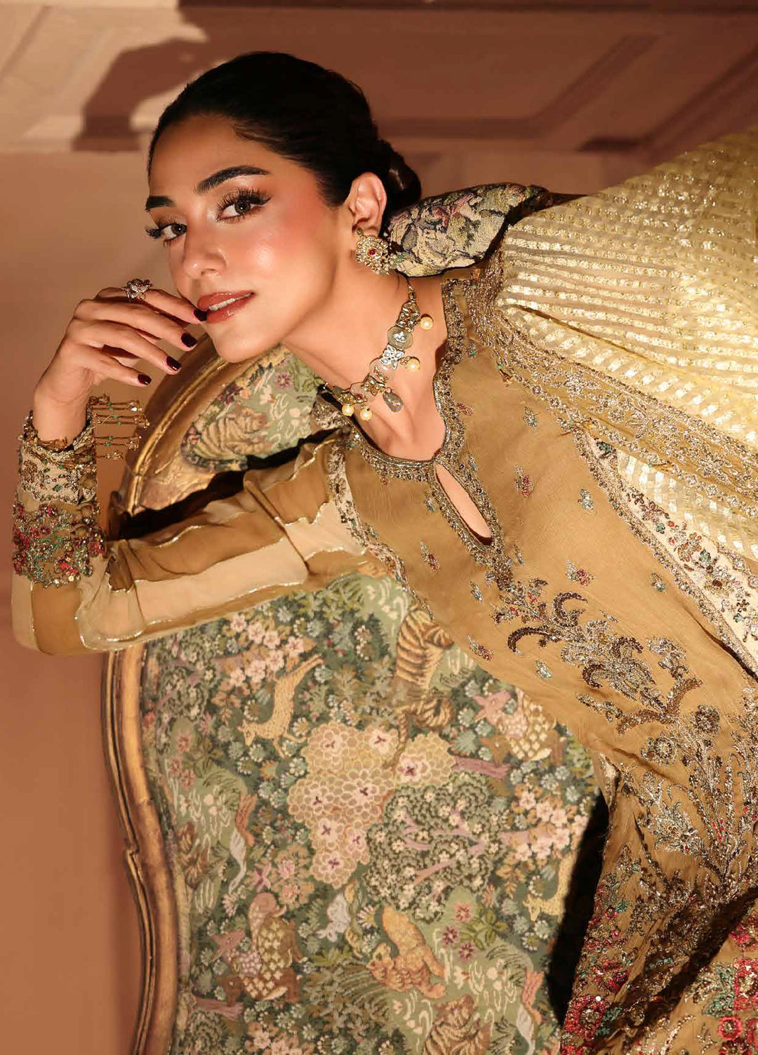 Dastan E Jashan by Charizma Unstitched Embroidered Chiffon 3 Piece Suit CHR26UDJ DJW6-06 - Festive Collection