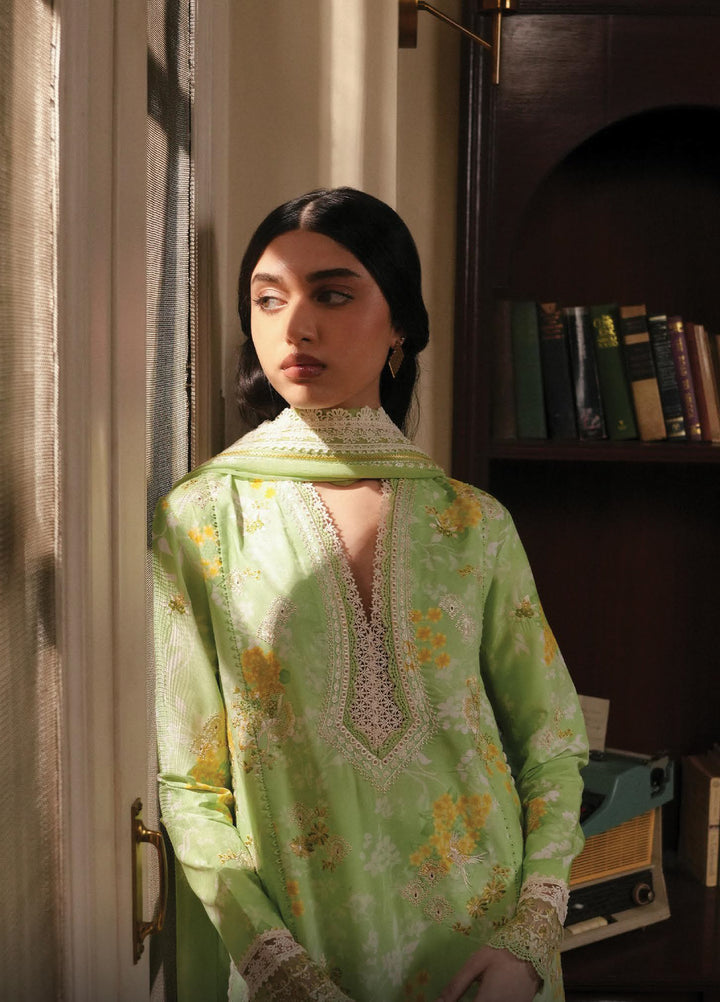 Florette by Afrozeh Unstitched Embroidered Lawn 3 Piece Suit AF26UFL D-04 CIEL - Festive Collection