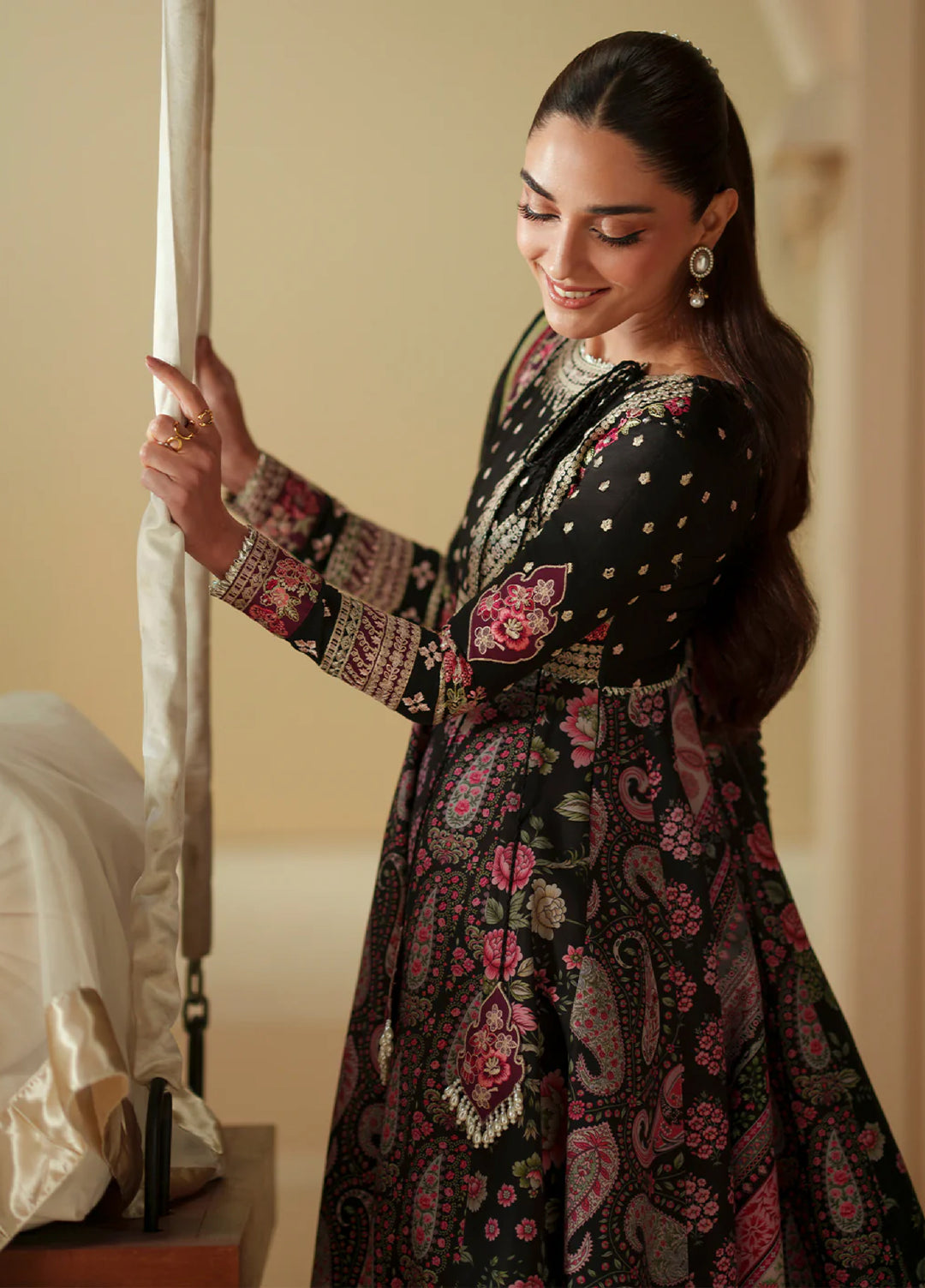 Mashriq by Bin Ilyas Unstitched Embroidered Lawn 3 Piece Suit BI26UML D115B - Festive Collection