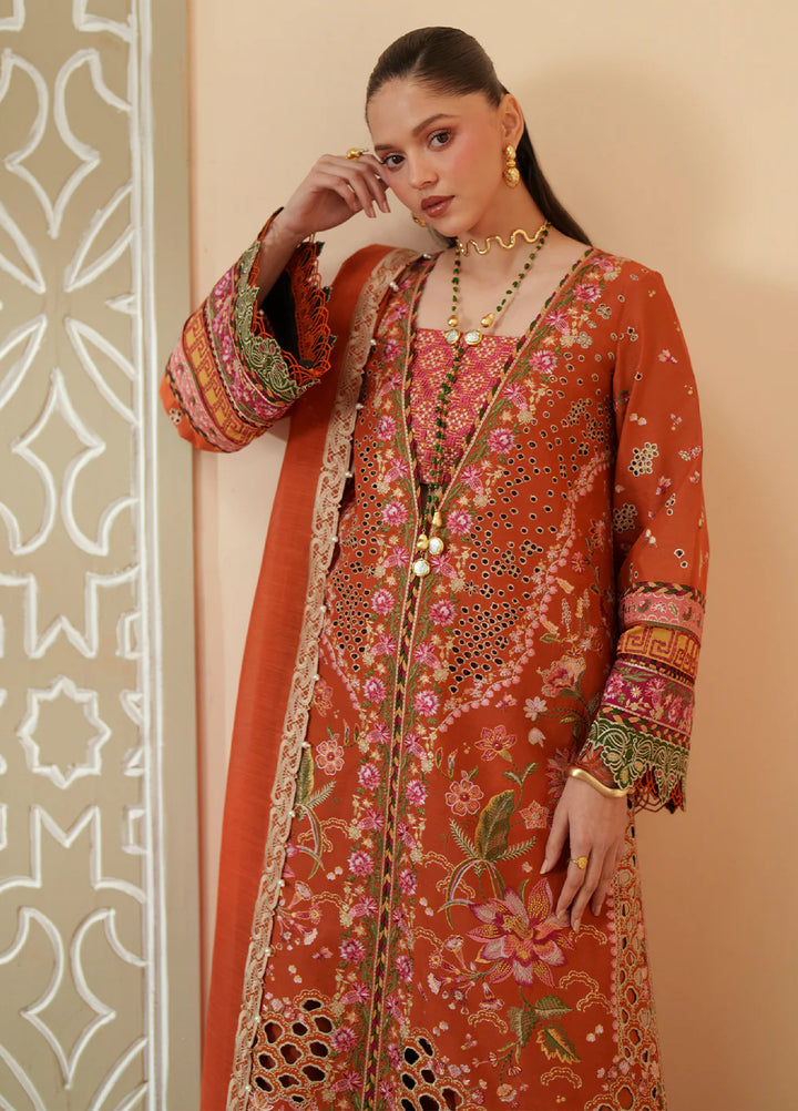 Mashriq by Bin Ilyas Unstitched Embroidered Lawn 3 Piece Suit BI26UML D116A - Festive Collection