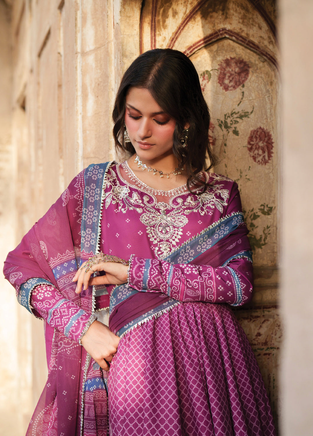 Mausam by Bin Ilyas Unstitched Printed Lawn 3 Piece Suit BI26UML 504A - Festive Collection