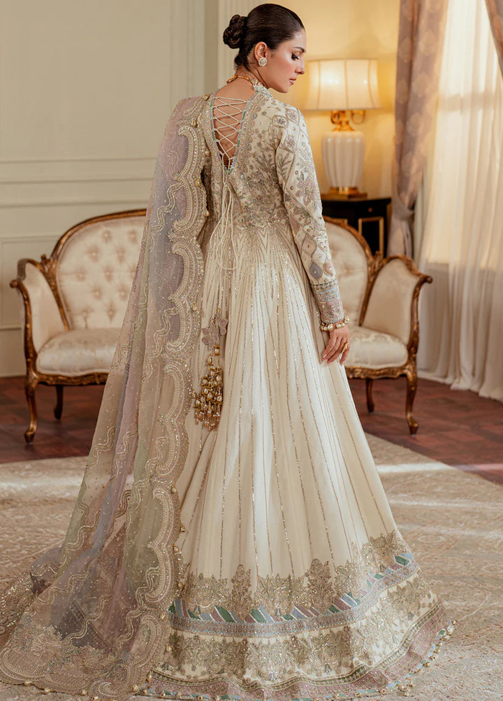 Chantelle by Baroque Unstitched Net Embroidered Suits 3 Piece BQ25FC CH13-06 - Festive Collection