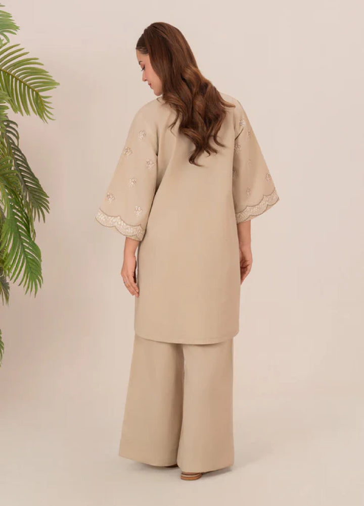 The Basic by Chandan Nagri Women Pret Co Ord Set Lawn Solids 2 Piece Aira - Summer Collection