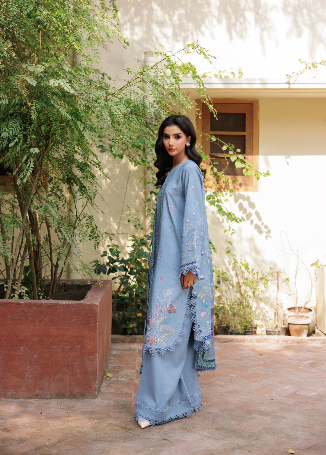 Zync by Florent Whispers Unstitched Embroidered Modal 3 Piece FL25WW FL-3A - Winter Collection