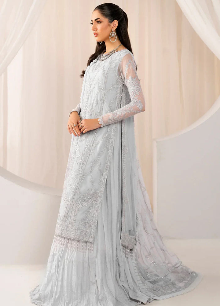 Zarif Women Unstitched Embroidered Net 3 Piece Suit ZR26UFC ZMU 03 DARIA - Festive Collection