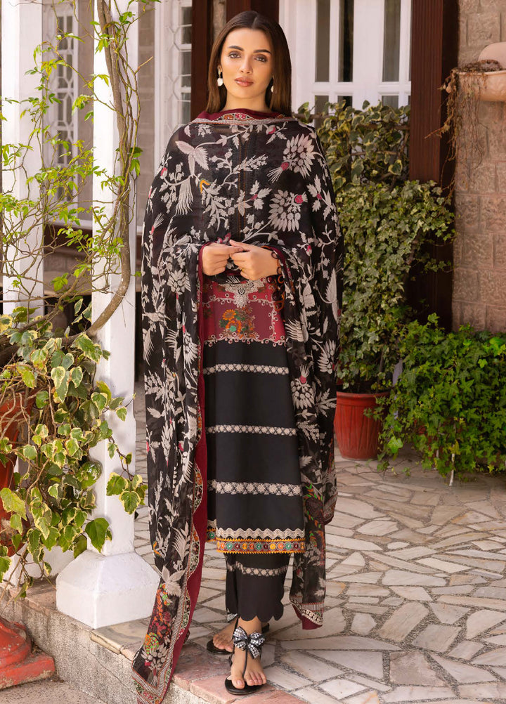 Rang e Bahar by Charizma Unstitched Embroidered Lawn 3 Piece Suit CHR26ULR CRB6-17 - Summer Collection